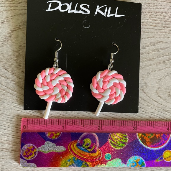 • Cute Lollipop Earrings • - Picture 7 of 7